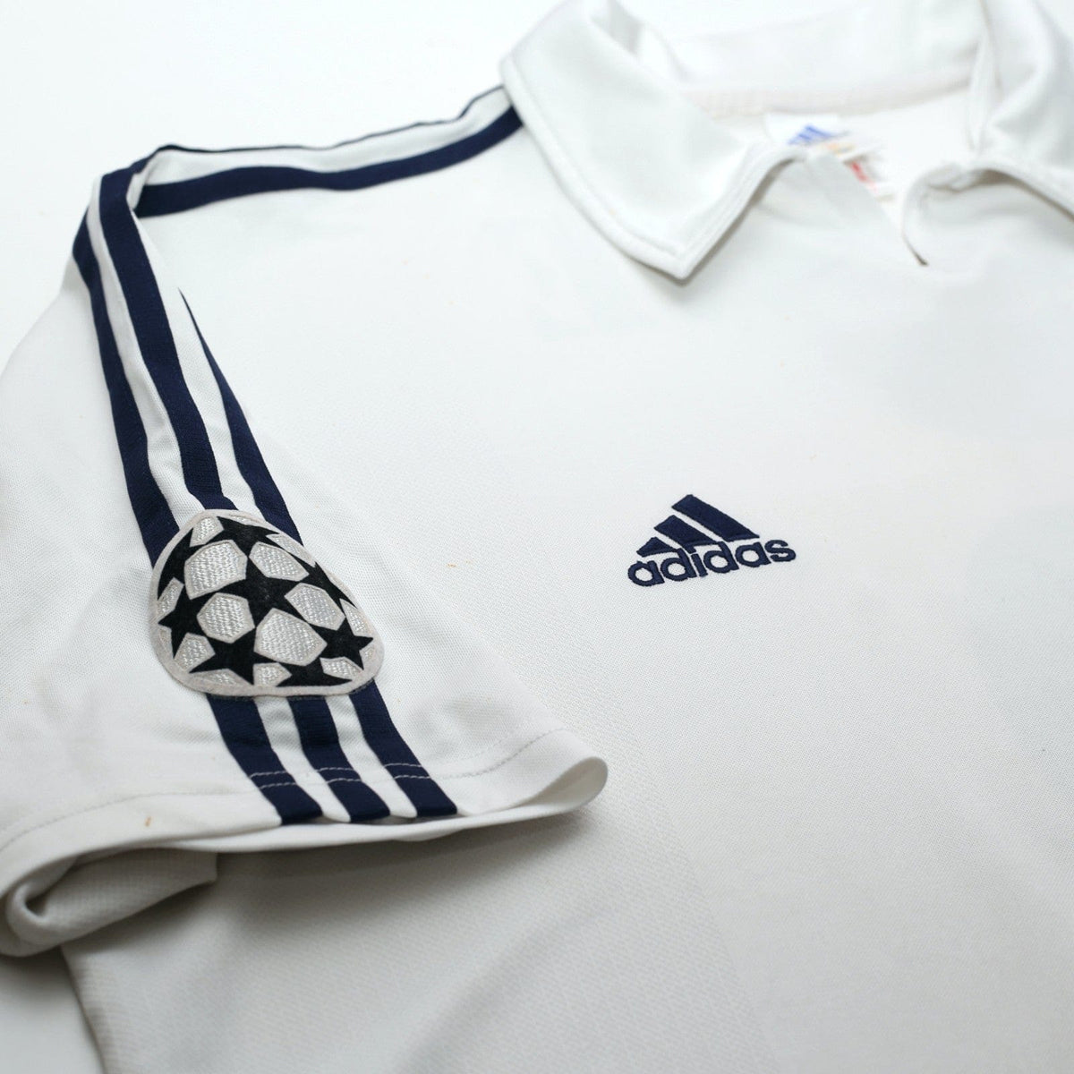 2001/02 Zidane #5 Real Madrid Vintage adidas Centenary Home Football Shirt (XL)