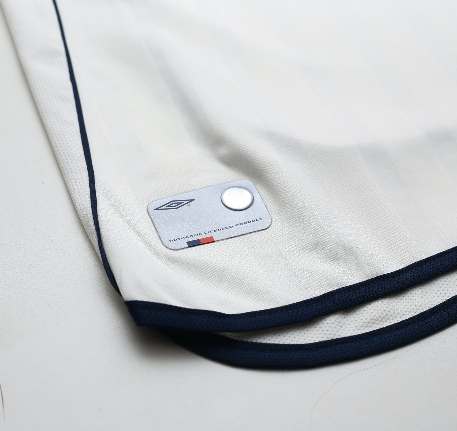 2001/03 BECKHAM #7 England Vintage Umbro Home Greece Football Shirt (L) WC 2002