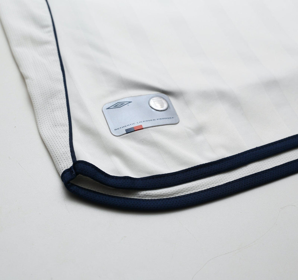 2001/03 BECKHAM #7 England Vintage Umbro Home Greece Football Shirt (M) WC 2002