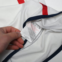 2001/03 Beckham #7 England Vintage Umbro Home Greece Football Shirt (S) WC 2002