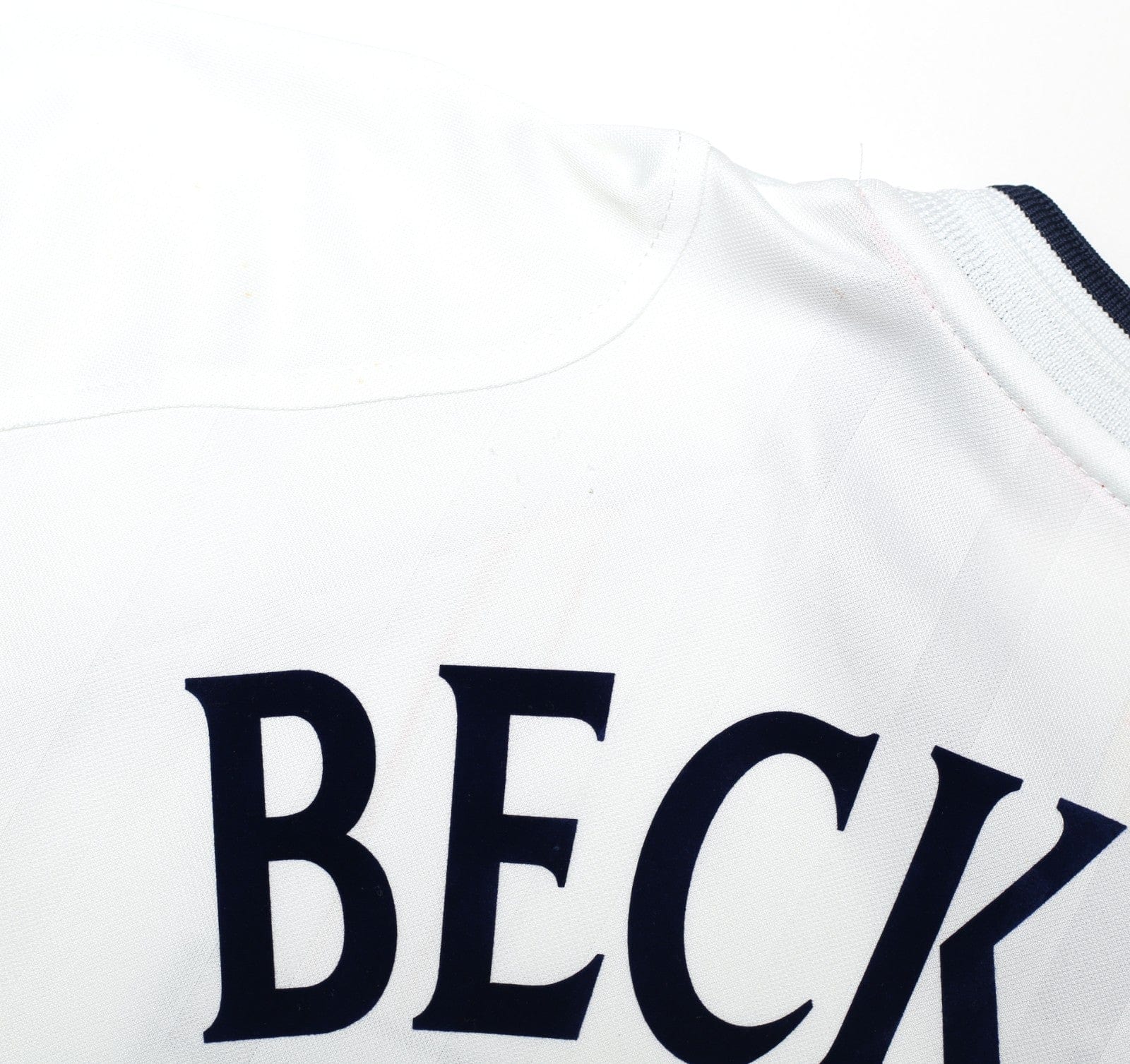 2001/03 BECKHAM #7 England Vintage Umbro Home Greece Football Shirt (XL) WC 2002