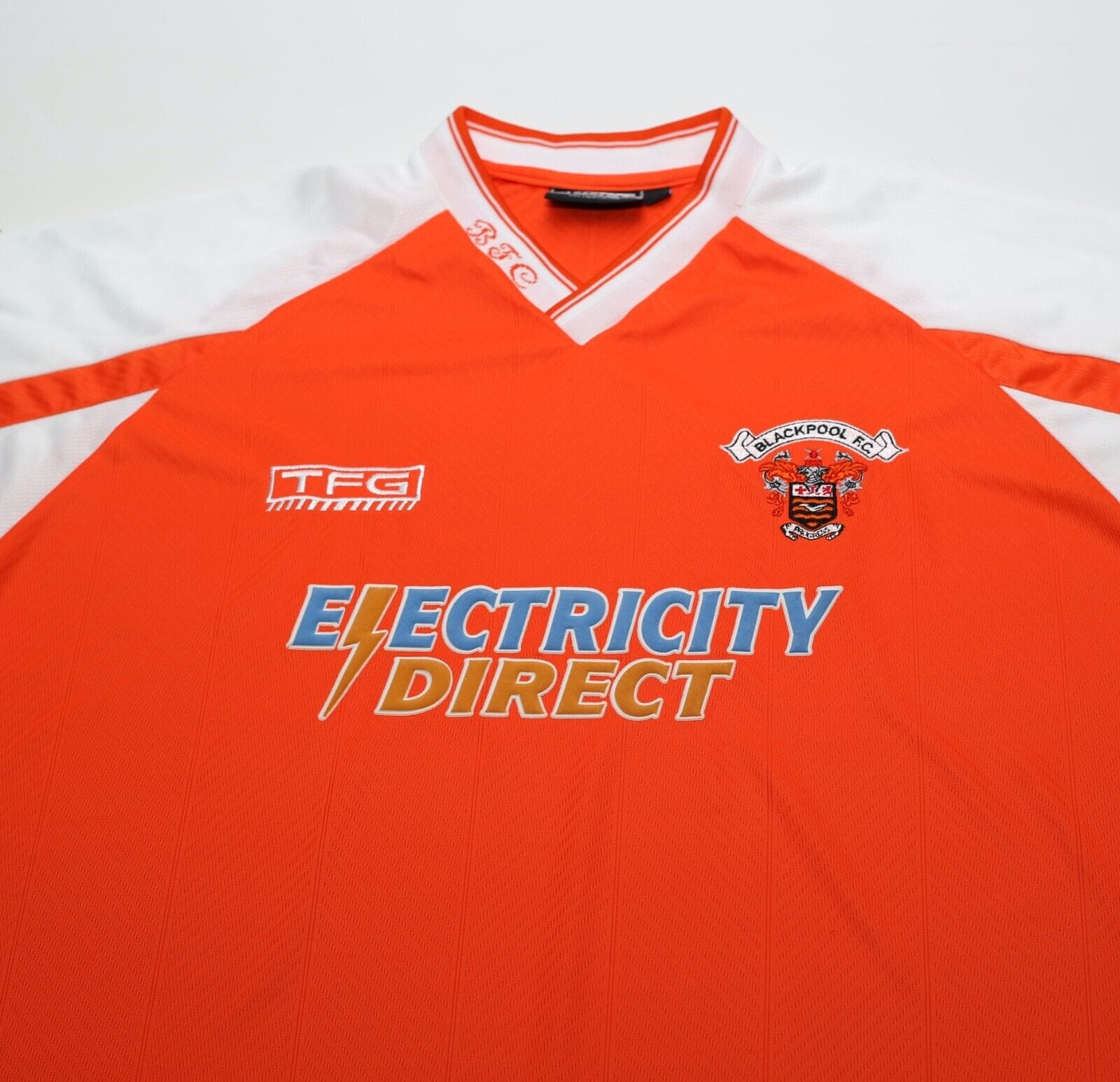 2001/03 BLACKPOOL Vintage TFG Home Football Shirt (L/XL)