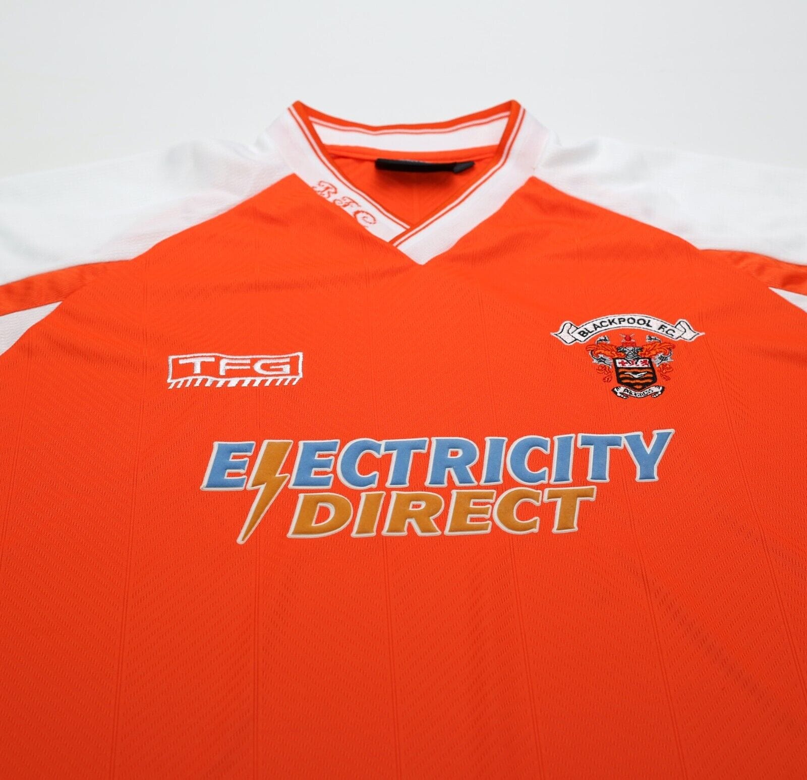 2001/03 BLACKPOOL Vintage TFG Home Football Shirt (L/XL)