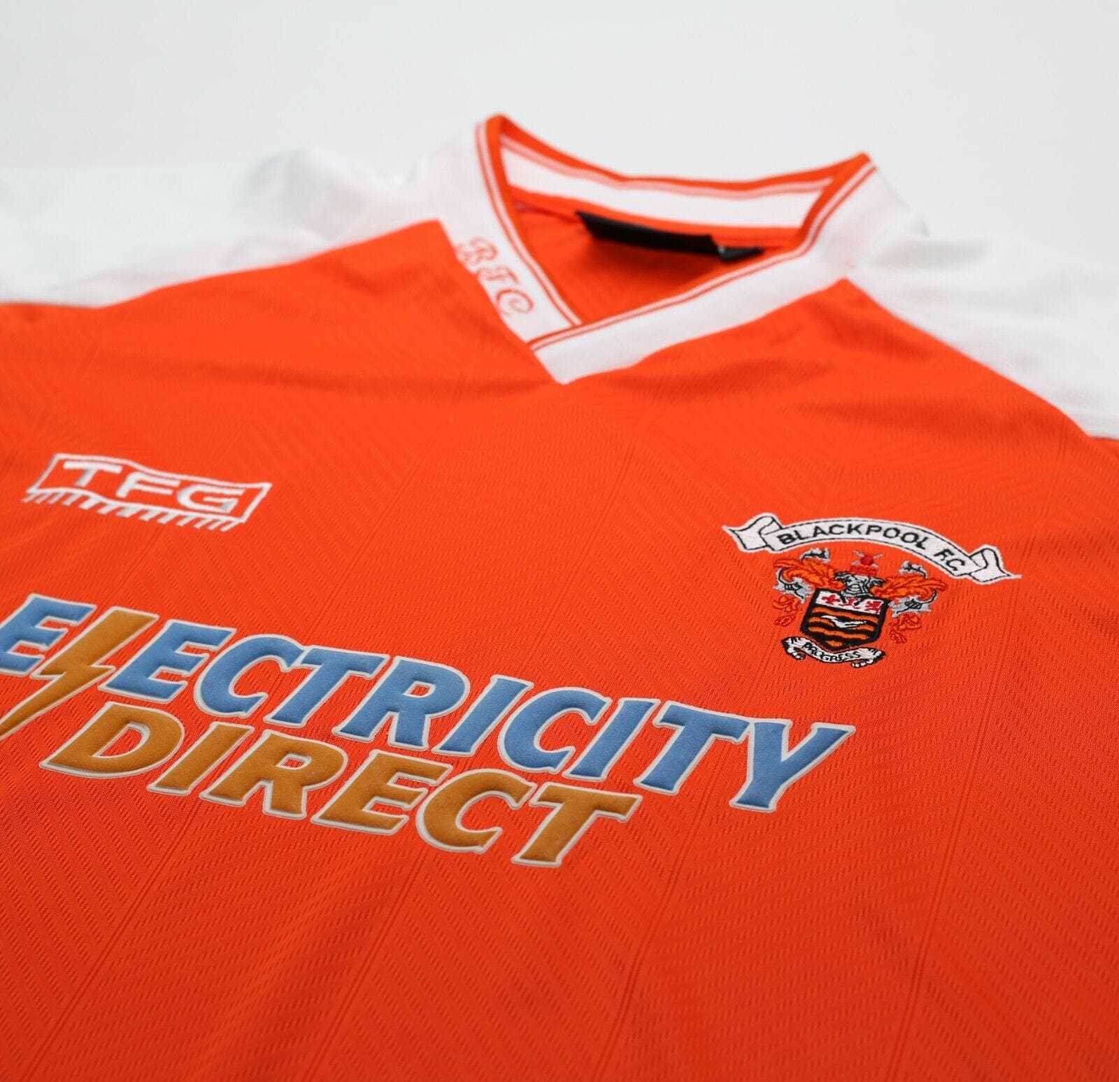 2001/03 BLACKPOOL Vintage TFG Home Football Shirt (L/XL)