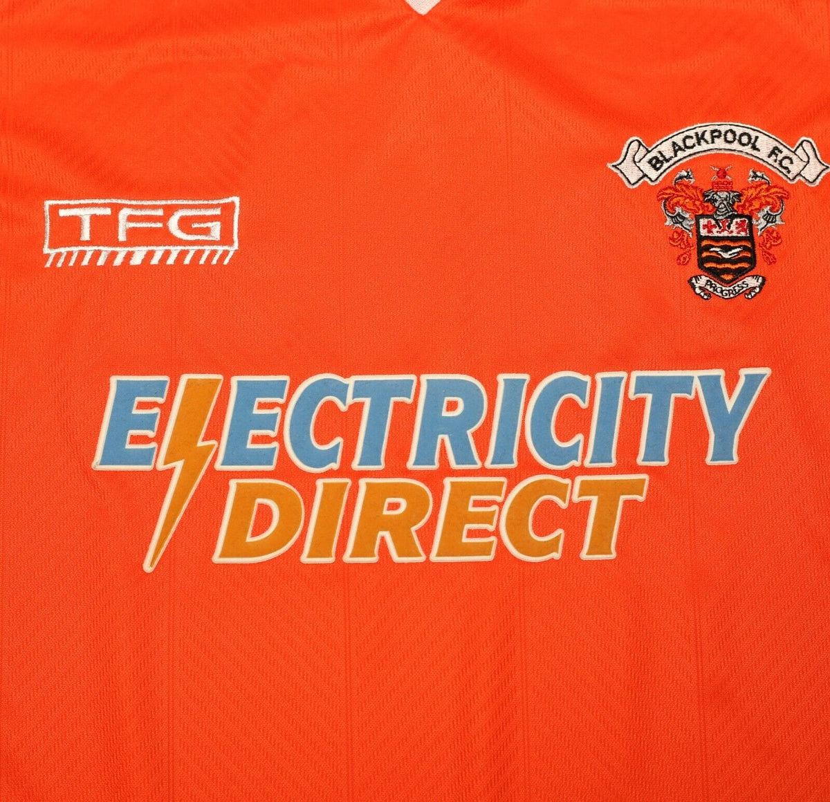 2001/03 BLACKPOOL Vintage TFG Home Football Shirt (L/XL)