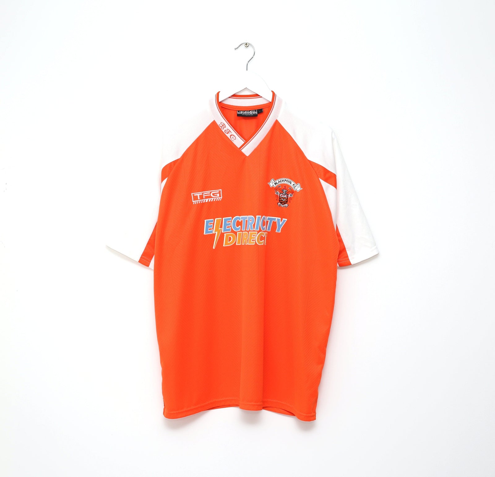 2001/03 BLACKPOOL Vintage TFG Home Football Shirt (L/XL)