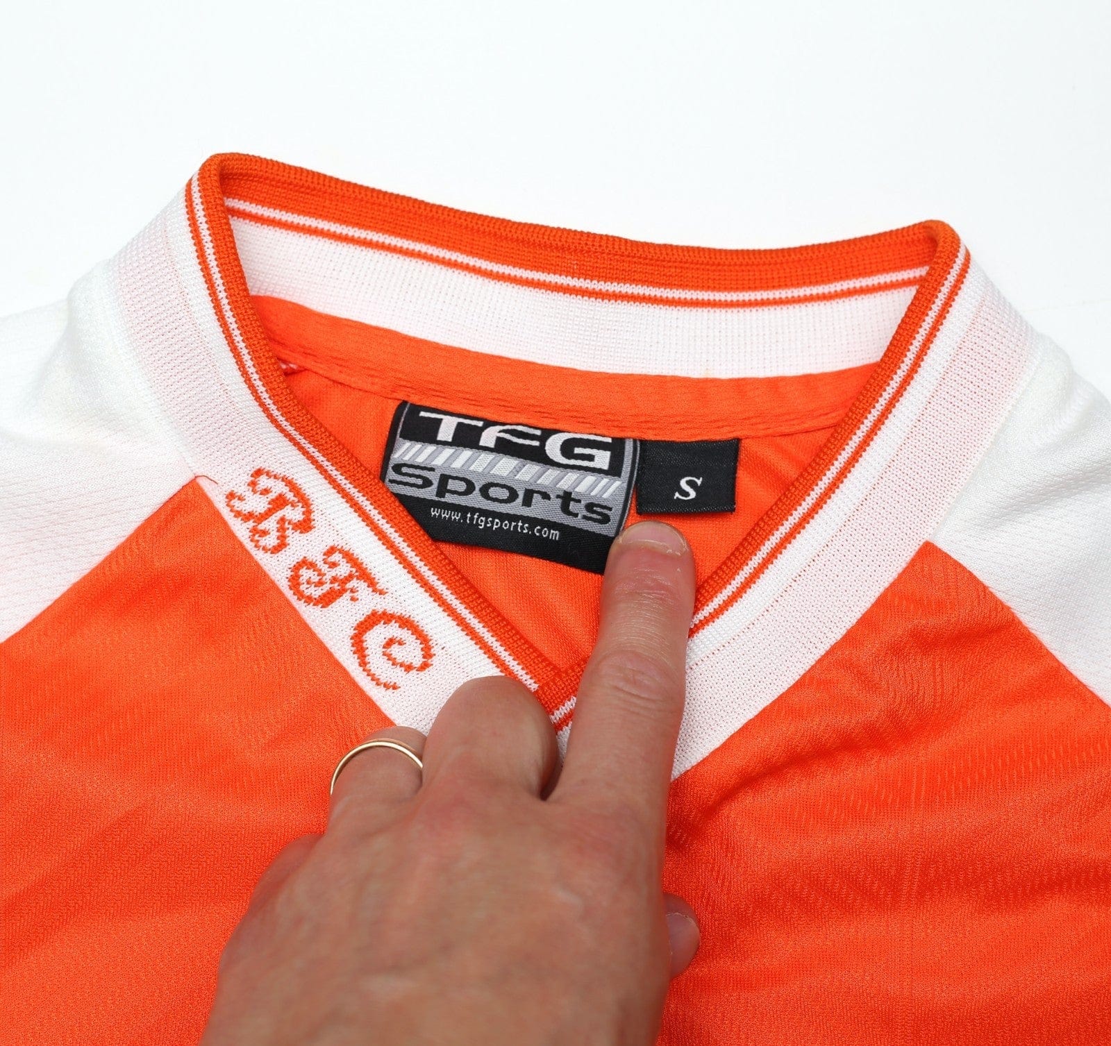 2001/03 BLACKPOOL Vintage TFG Sports Home Football Shirt (S)