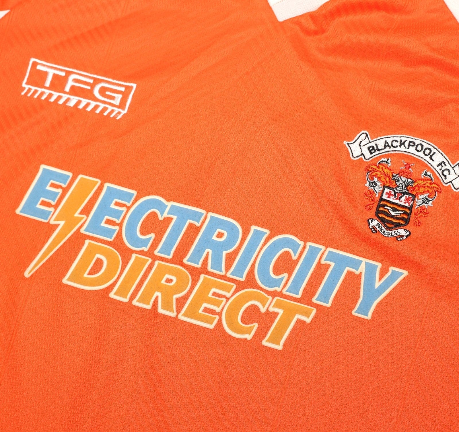 2001/03 BLACKPOOL Vintage TFG Sports Home Football Shirt (S)