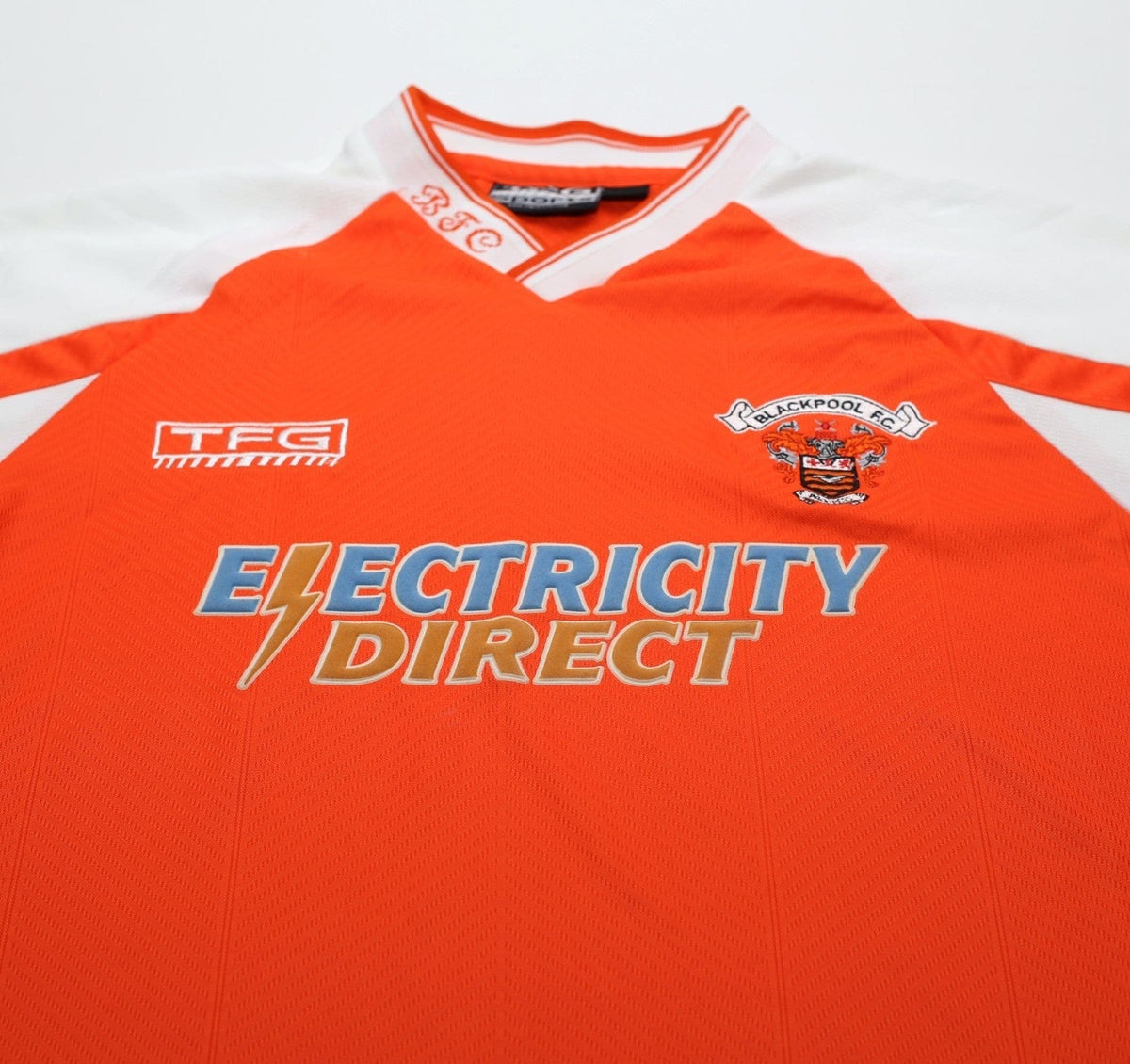 2001/03 BLACKPOOL Vintage TFG Sports Home Football Shirt (S)