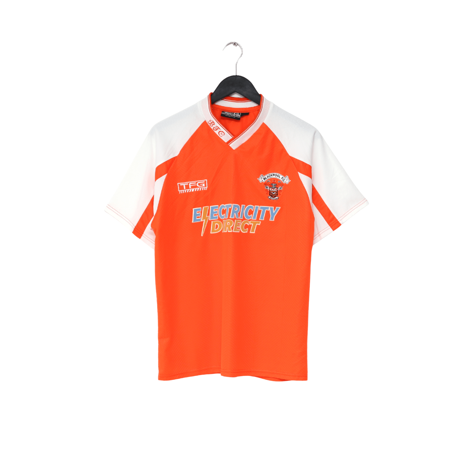 2001/03 BLACKPOOL Vintage TFG Sports Home Football Shirt (S)