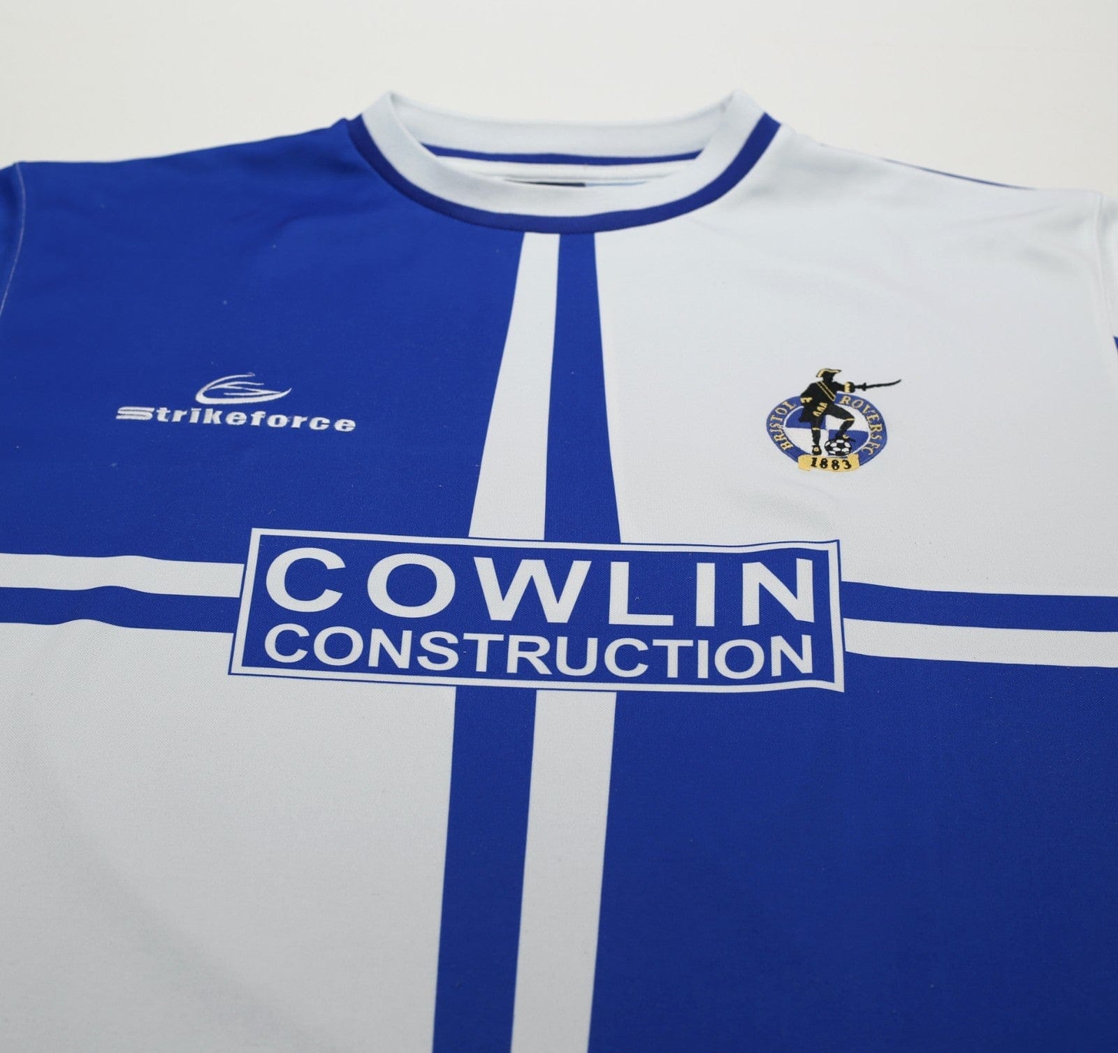 2001/03 BRISTOL ROVERS Vintage Strikeforce Home Football Shirt (L)