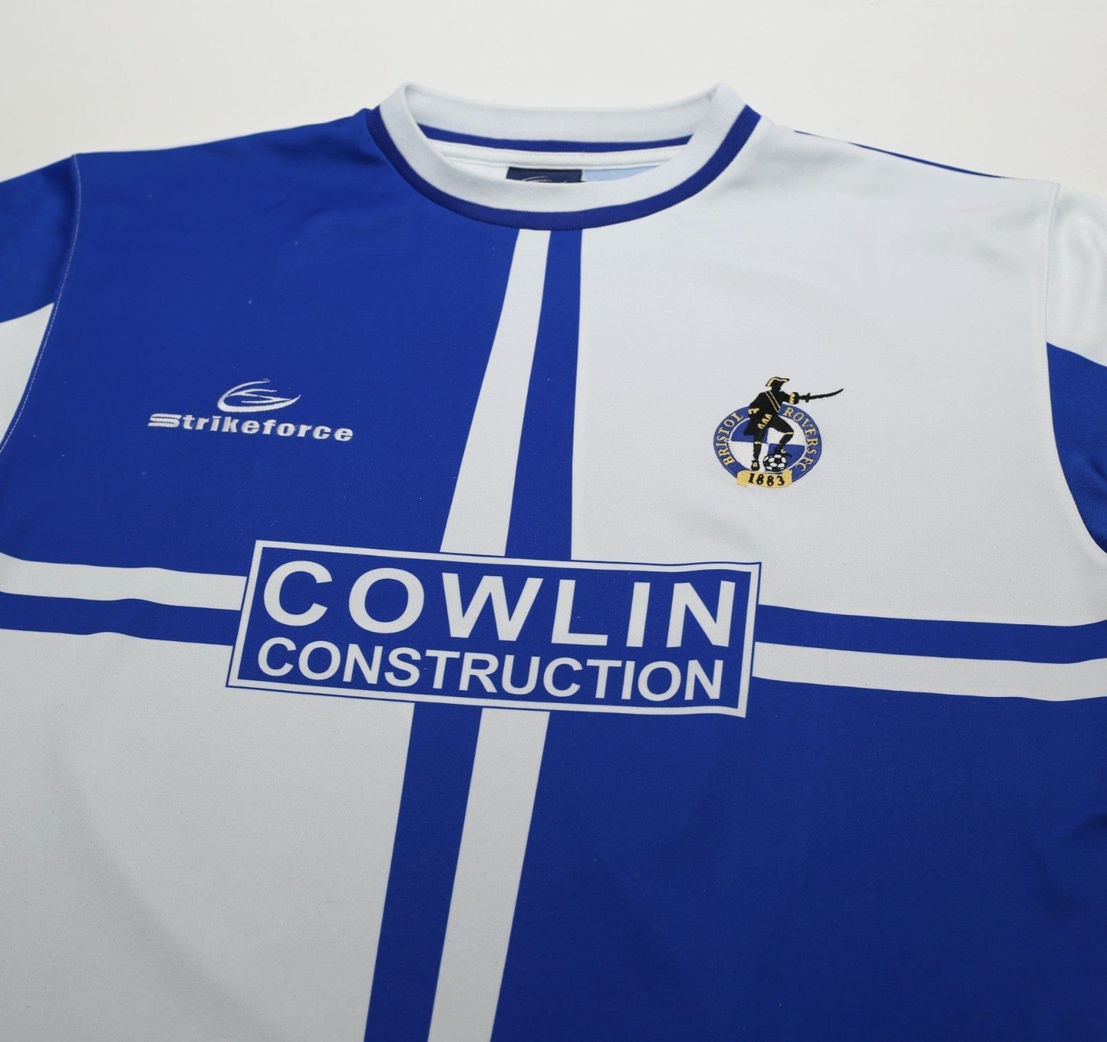 2001/03 BRISTOL ROVERS Vintage Strikeforce Home Football Shirt (L)