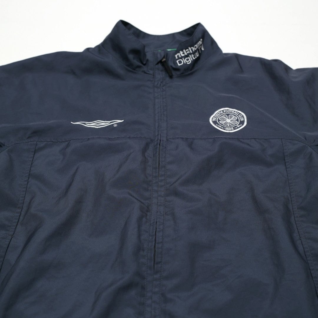 2001/03 Celtic Vintage Umbro Football Track Top Jacket (L)