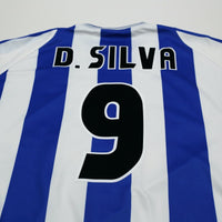 2001/03 D. Silva #9 Malaga Vintage Umbro Home Football Shirt (L)