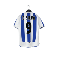 2001/03 D. Silva #9 Malaga Vintage Umbro Home Football Shirt (S)