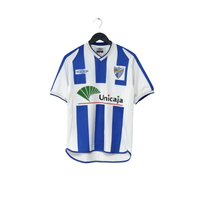 2001/03 D. Silva #9 Malaga Vintage Umbro Home Football Shirt (S)