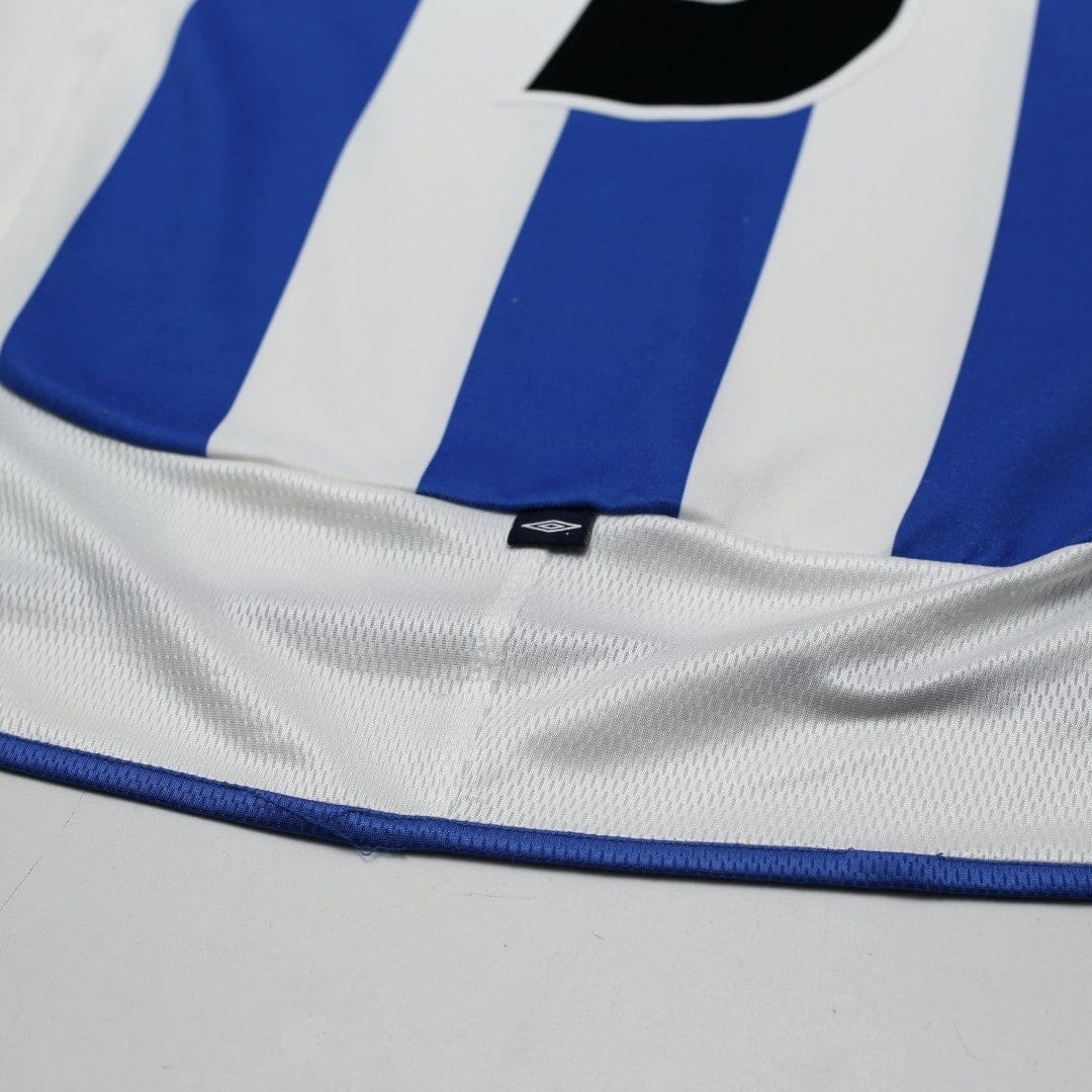 2001/03 D. Silva #9 Malaga Vintage Umbro Home Football Shirt (S)