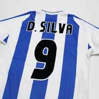 2001/03 D. Silva #9 Malaga Vintage Umbro Home Football Shirt (S)
