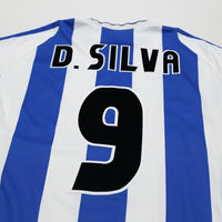 2001/03 D. Silva #9 Malaga Vintage Umbro Home Football Shirt (S)