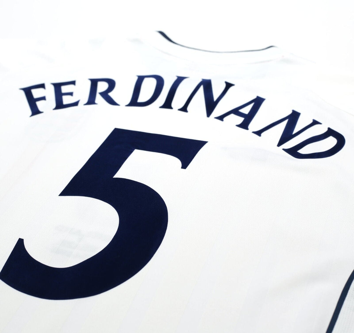 2001/03 FERDINAND #5 England Vintage Umbro Home Football Shirt (XL) 2002 BRAZIL