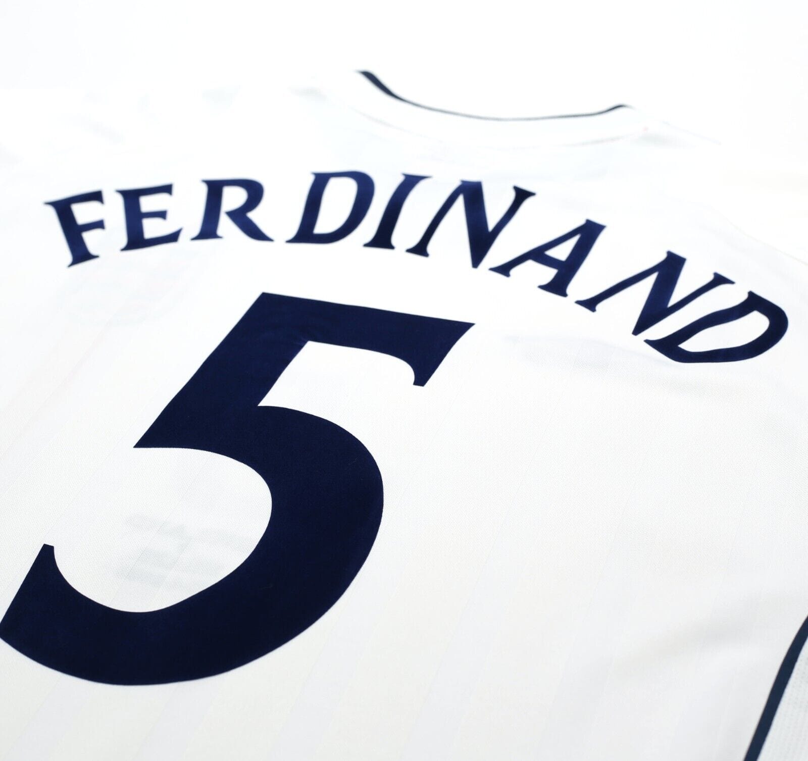 2001/03 FERDINAND #5 England Vintage Umbro Home Football Shirt (XL) 2002 BRAZIL