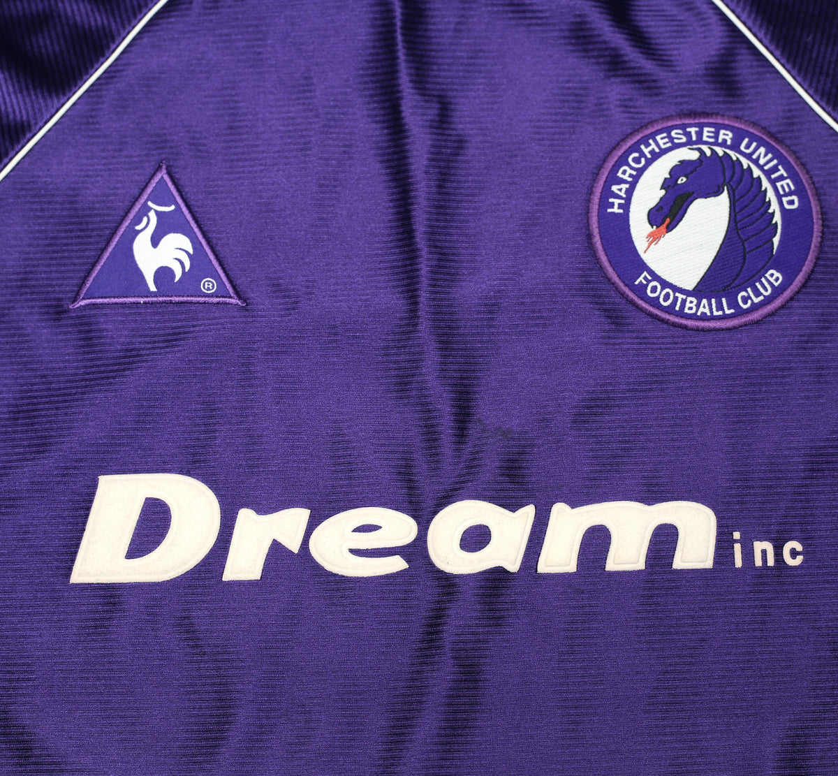 2001/03 FLETCHER #11 Harchester United Vintage LCS Home Football Shirt (M)