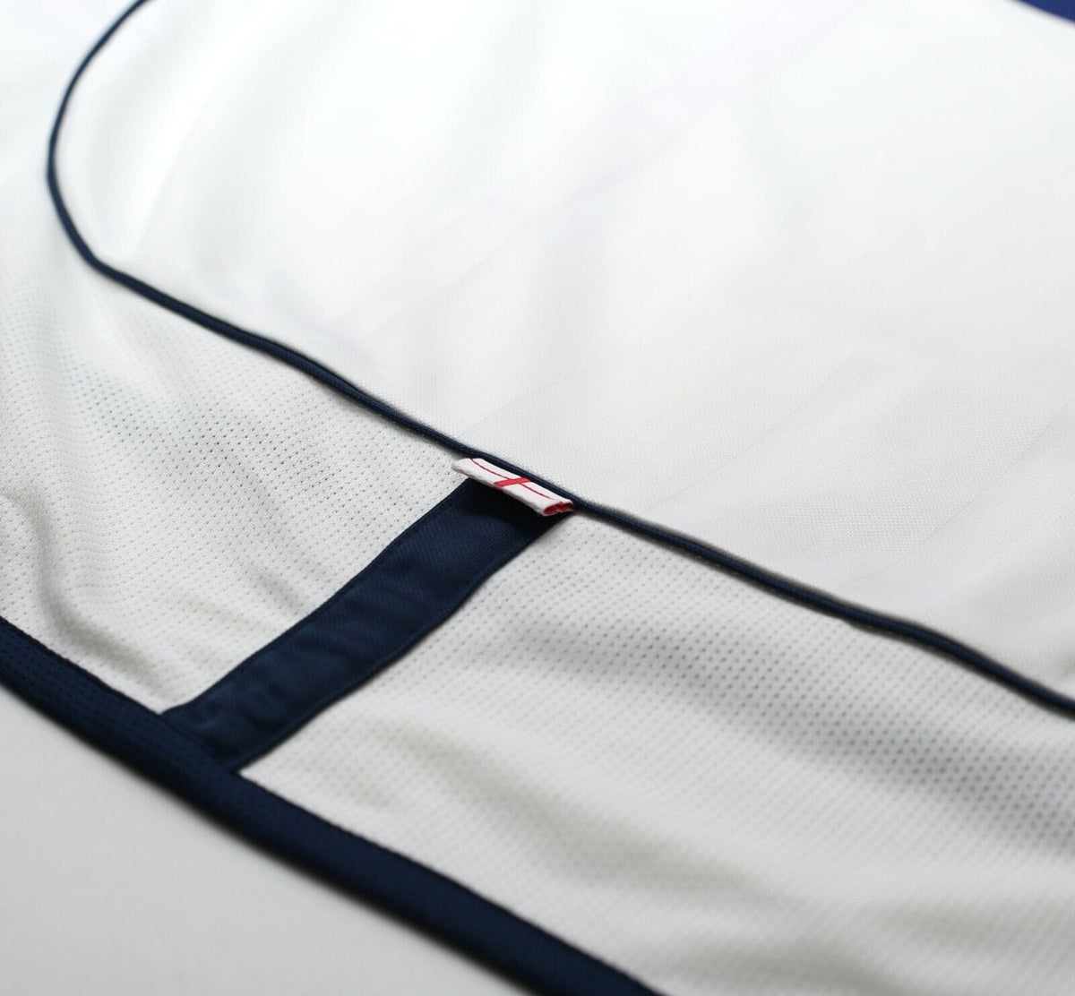 2001/03 FOWLER #9 England Vintage Umbro Home Denmark Football Shirt (XL) WC 2002