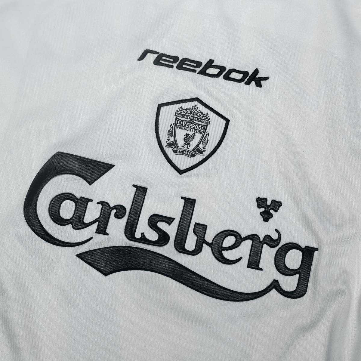 2001/03 Gerrard #17 Liverpool Vintage Reebok Away Football Shirt (L)