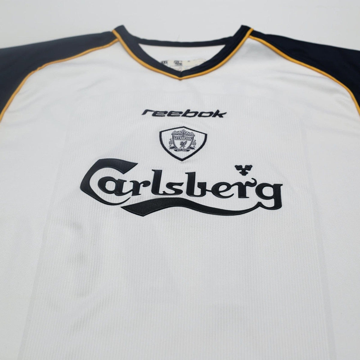 2001/03 Gerrard #17 Liverpool Vintage Reebok Away Football Shirt (L)