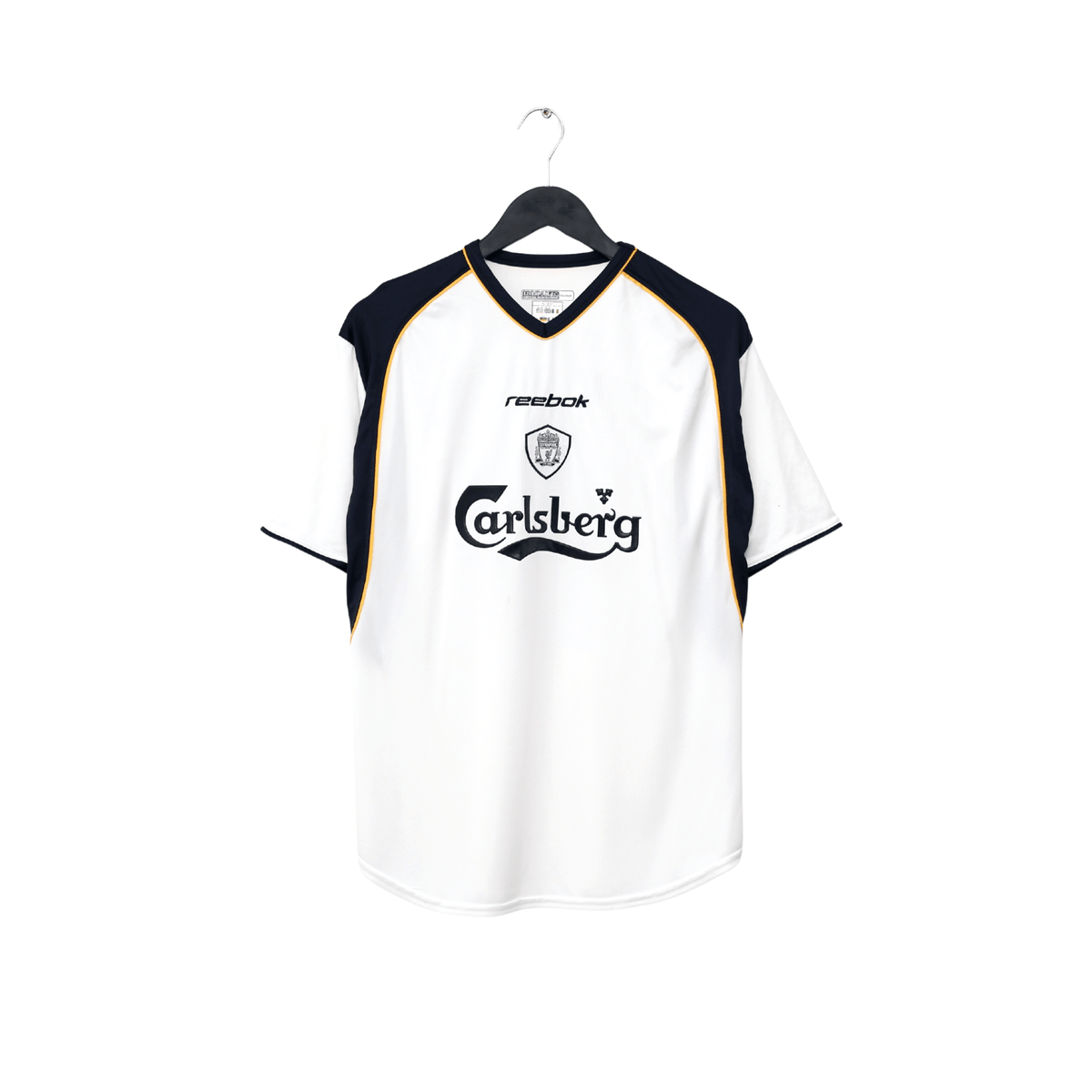 2001/03 GERRARD #17 Liverpool Vintage Reebok Away Football Shirt (M)