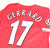 2001/03 GERRARD #17 Liverpool Vintage Reebok CL Home Football Shirt Jersey (M)