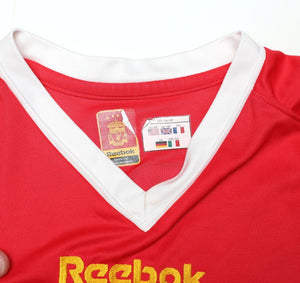 2001/03 GERRARD #17 Liverpool Vintage Reebok European Home Football Shirt (XL)