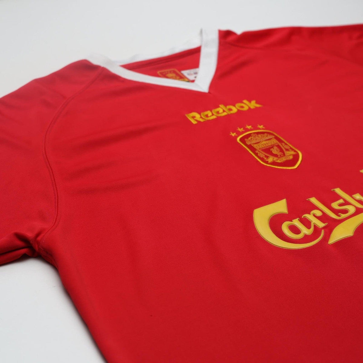 2001/03 Hyypia #4 Liverpool Vintage Reebok European Home Football Shirt (XL)