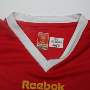 2001/03 Hyypia #4 Liverpool Vintage Reebok European Home Football Shirt (XL)