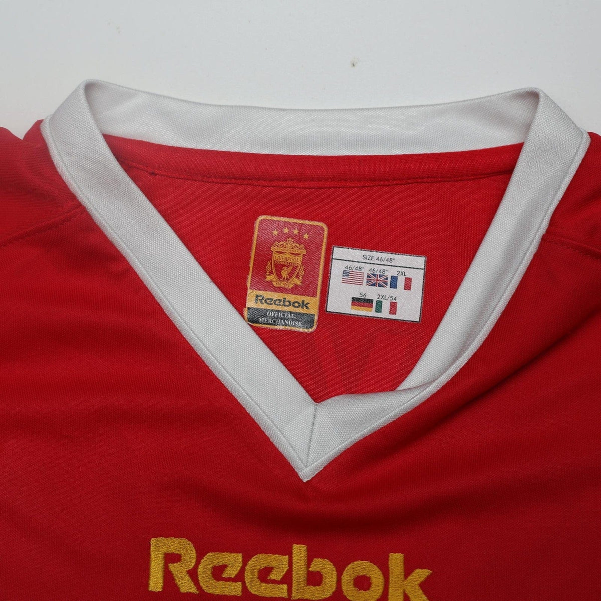 2001/03 Hyypia #4 Liverpool Vintage Reebok European Home Football Shirt (XL)