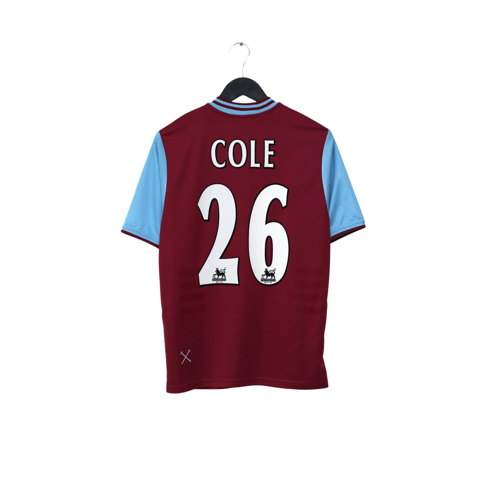 2001/03 Joe Cole #26 West Ham Vintage FILA Home Football Shirt (S)