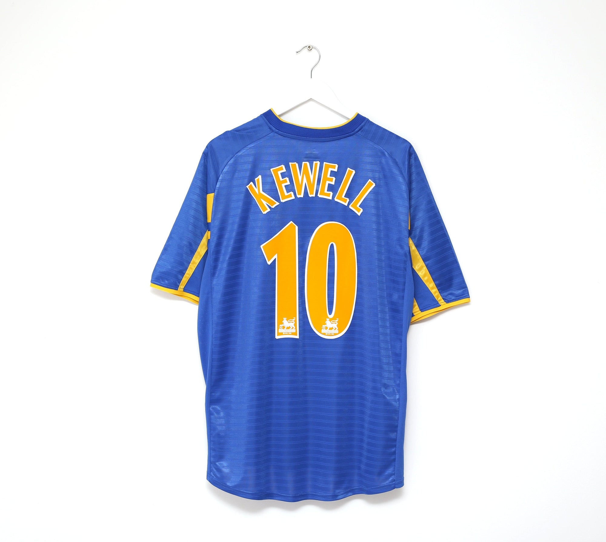 2001/03 KEWELL #10 Leeds United Vintage Nike Away Football Shirt (XL)