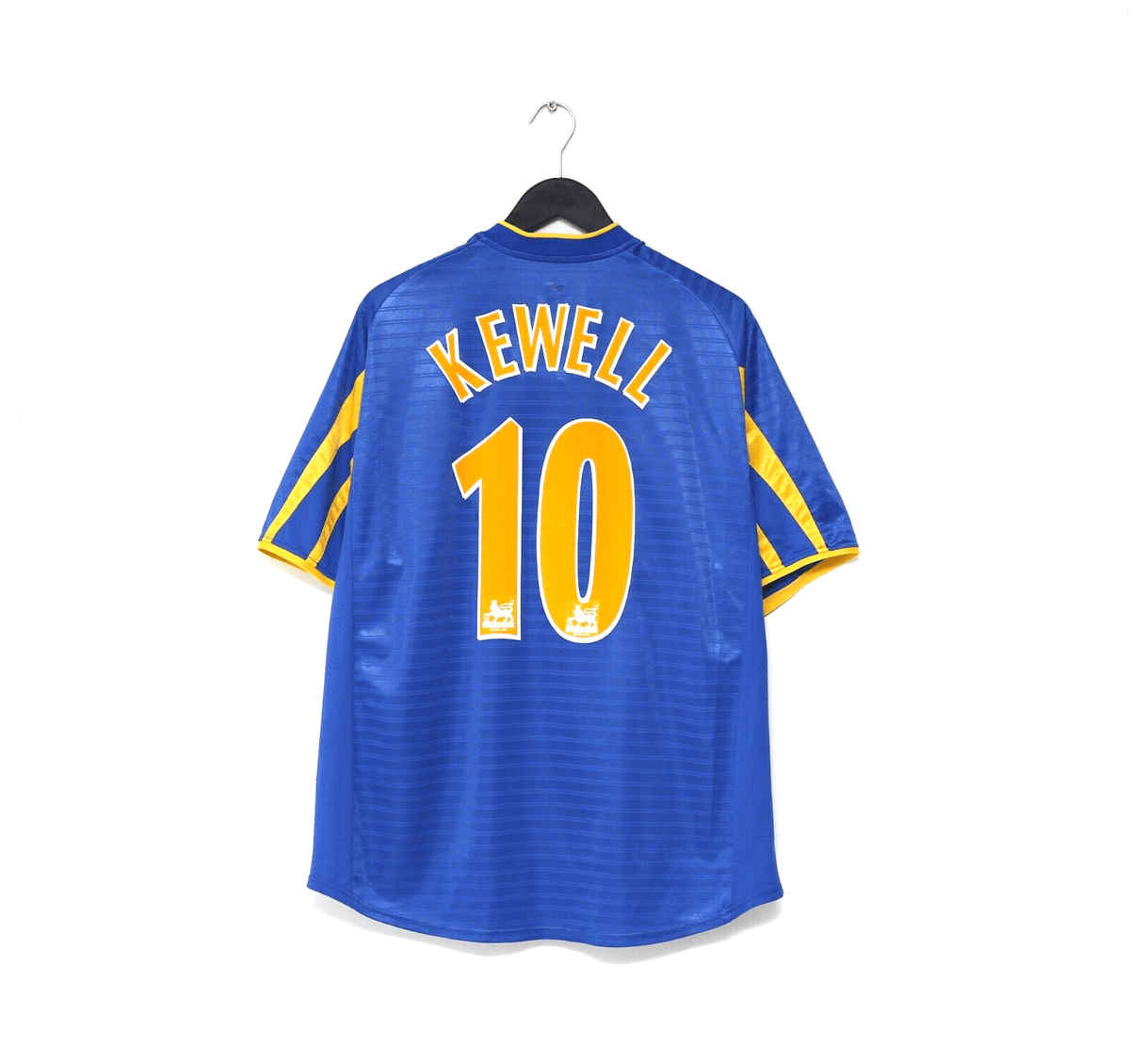 2001/03 KEWELL #10 Leeds United Vintage Nike Away Football Shirt (XL)