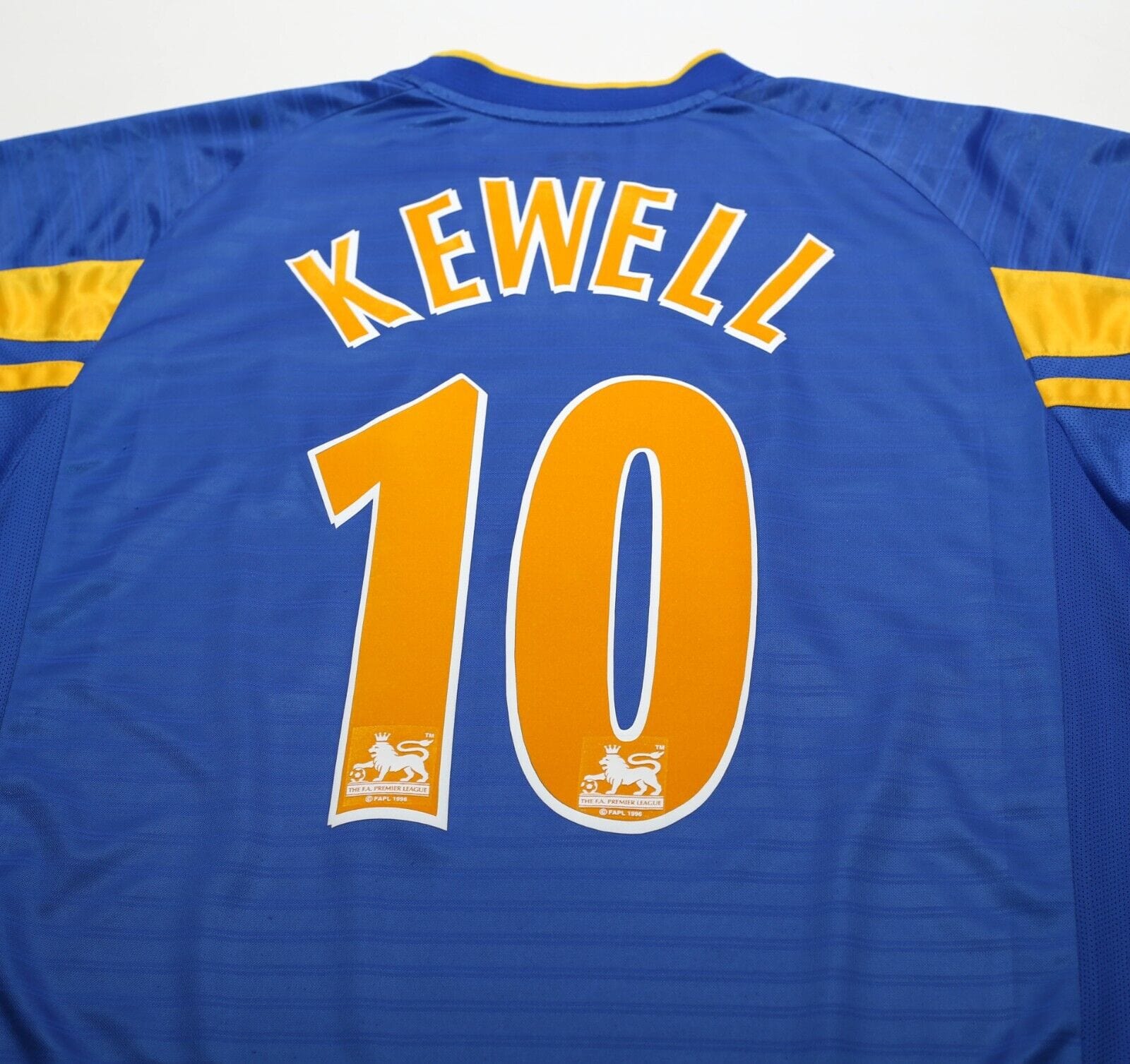 【送料込】LEEDS UNITED KEWELL NIKE size L 2001/03 Kewell #10 Leeds United Vintage Nike Away Football