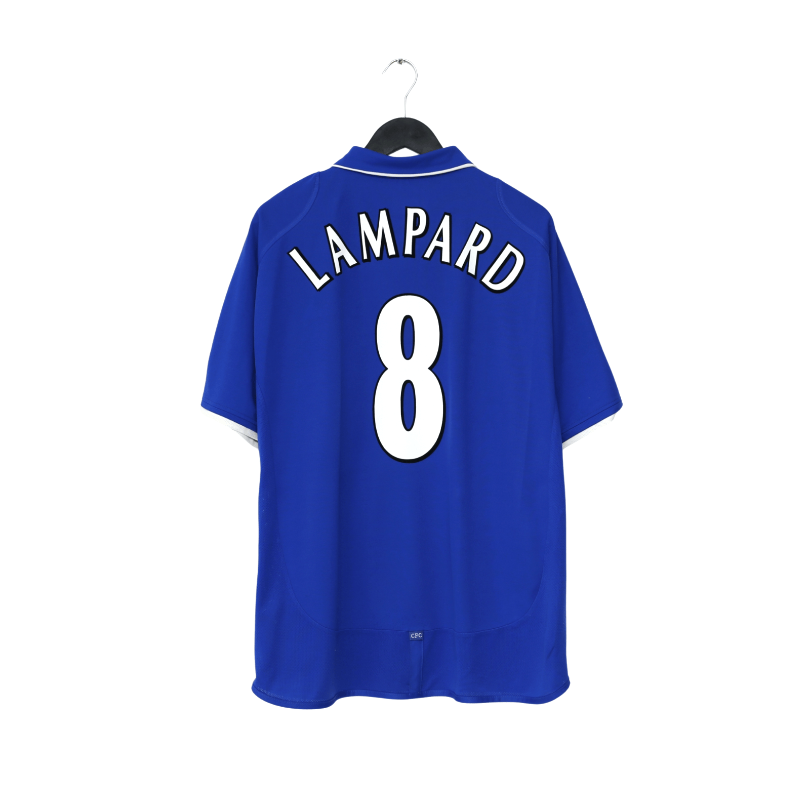 2001/03 Lampard #8 Chelsea Vintage Umbro Home Football Shirt (XL)