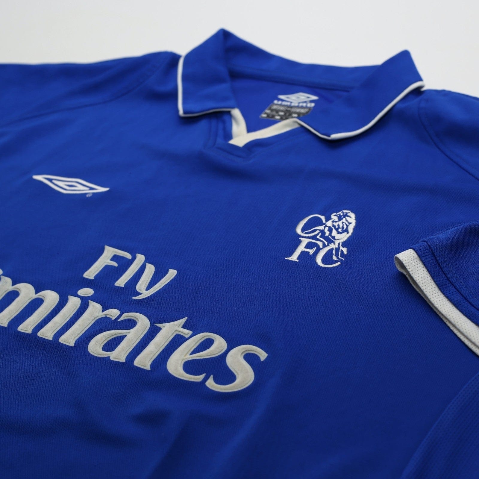 2001/03 Lampard #8 Chelsea Vintage Umbro Home Football Shirt (XL)