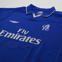 2001/03 Lampard #8 Chelsea Vintage Umbro Home Football Shirt (XL)