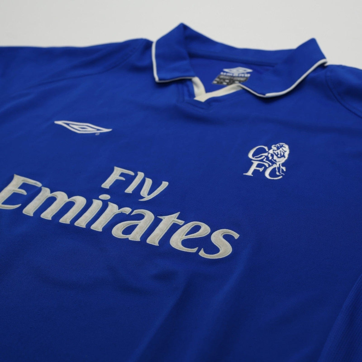 2001/03 Lampard #8 Chelsea Vintage Umbro Home Football Shirt (XL)