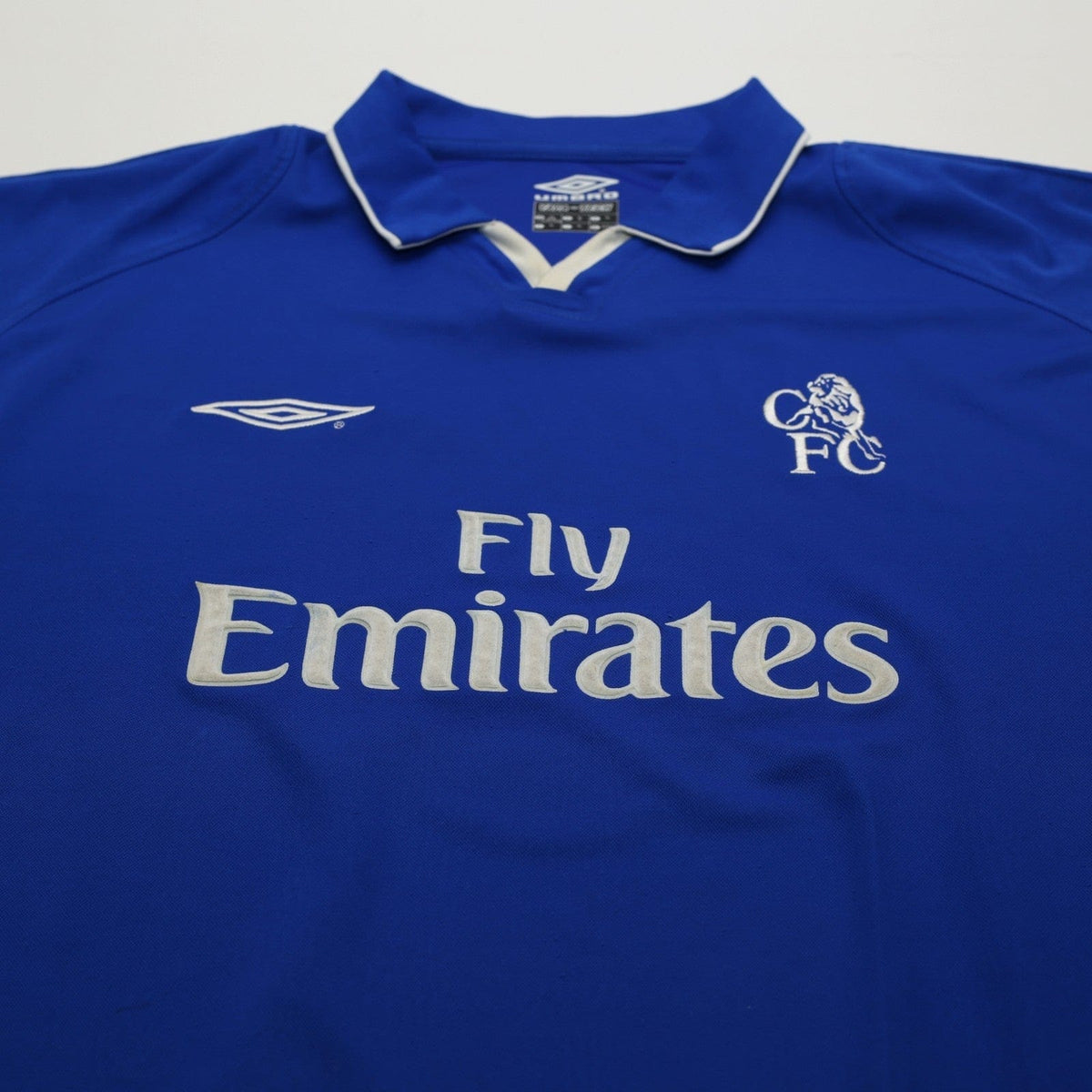 2001/03 Lampard #8 Chelsea Vintage Umbro Home Football Shirt (XL)