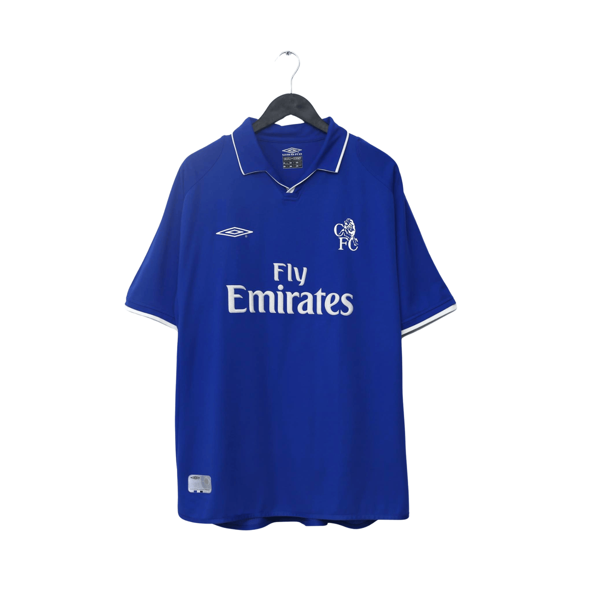 2001/03 Lampard #8 Chelsea Vintage Umbro Home Football Shirt (XL)
