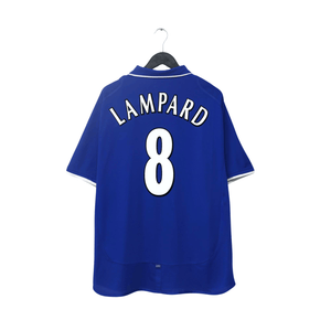 2001/03 Lampard #8 Chelsea Vintage Umbro Home Football Shirt (XL)