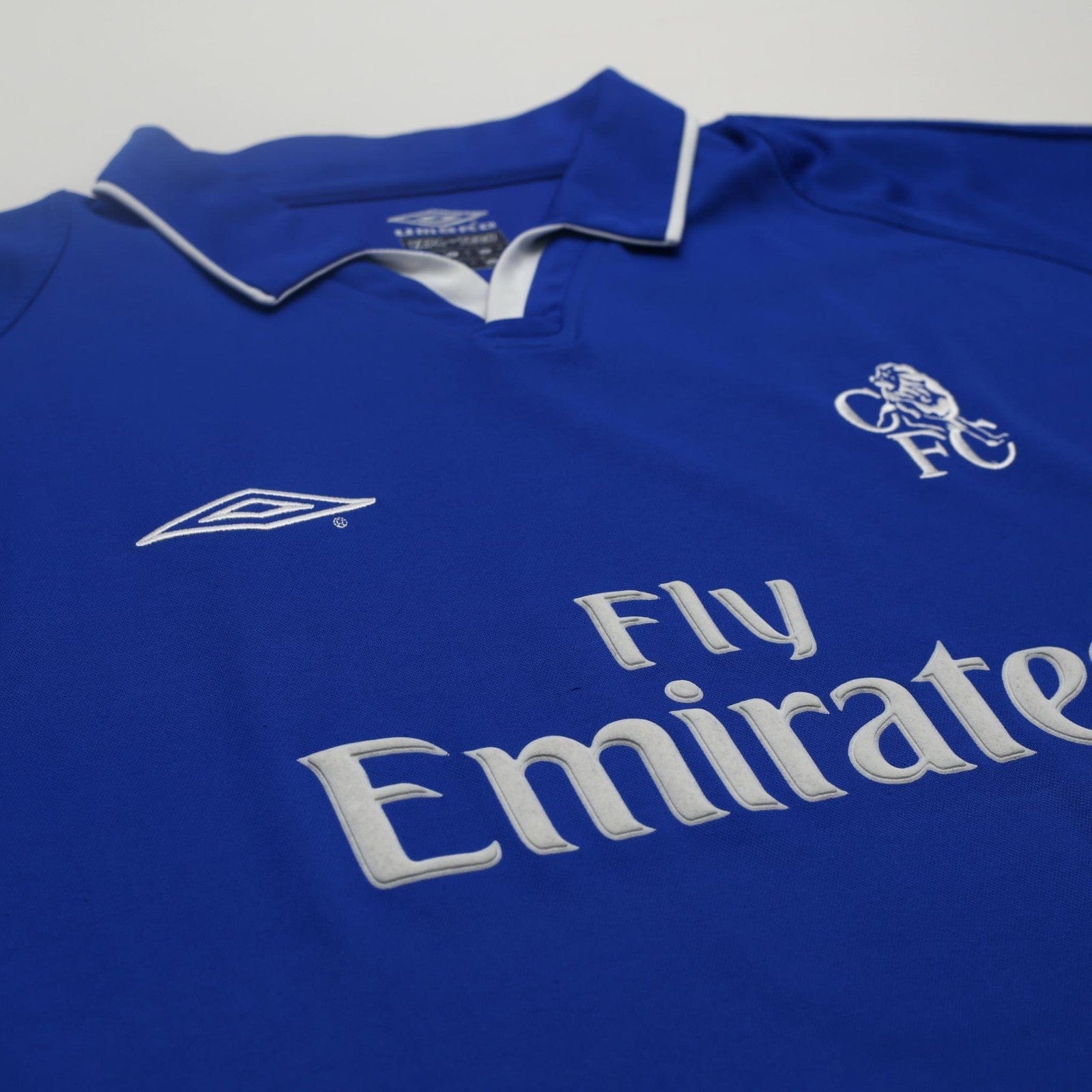 2001/03 Lampard #8 Chelsea Vintage Umbro Home Football Shirt (XL)