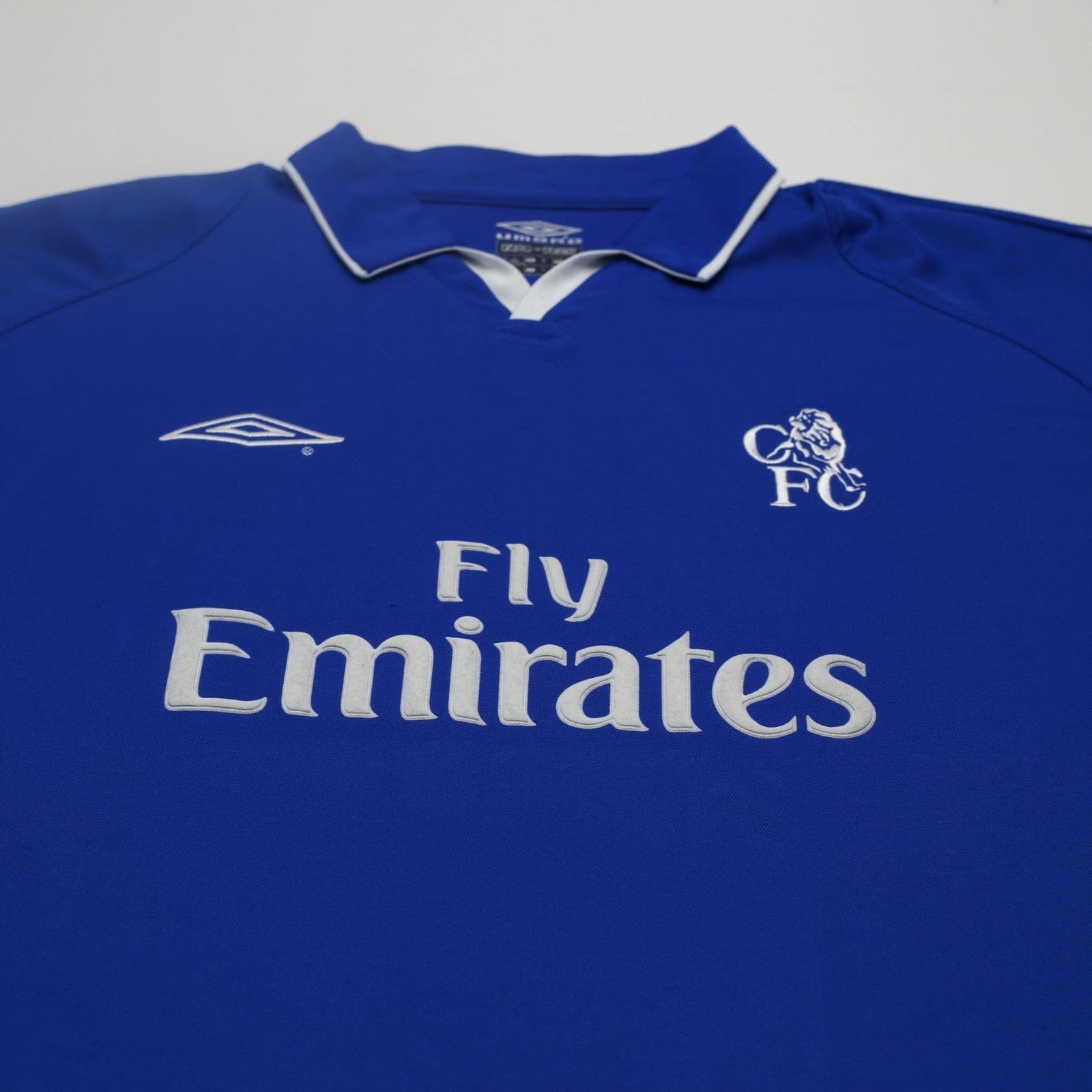 2001/03 Lampard #8 Chelsea Vintage Umbro Home Football Shirt (XL)