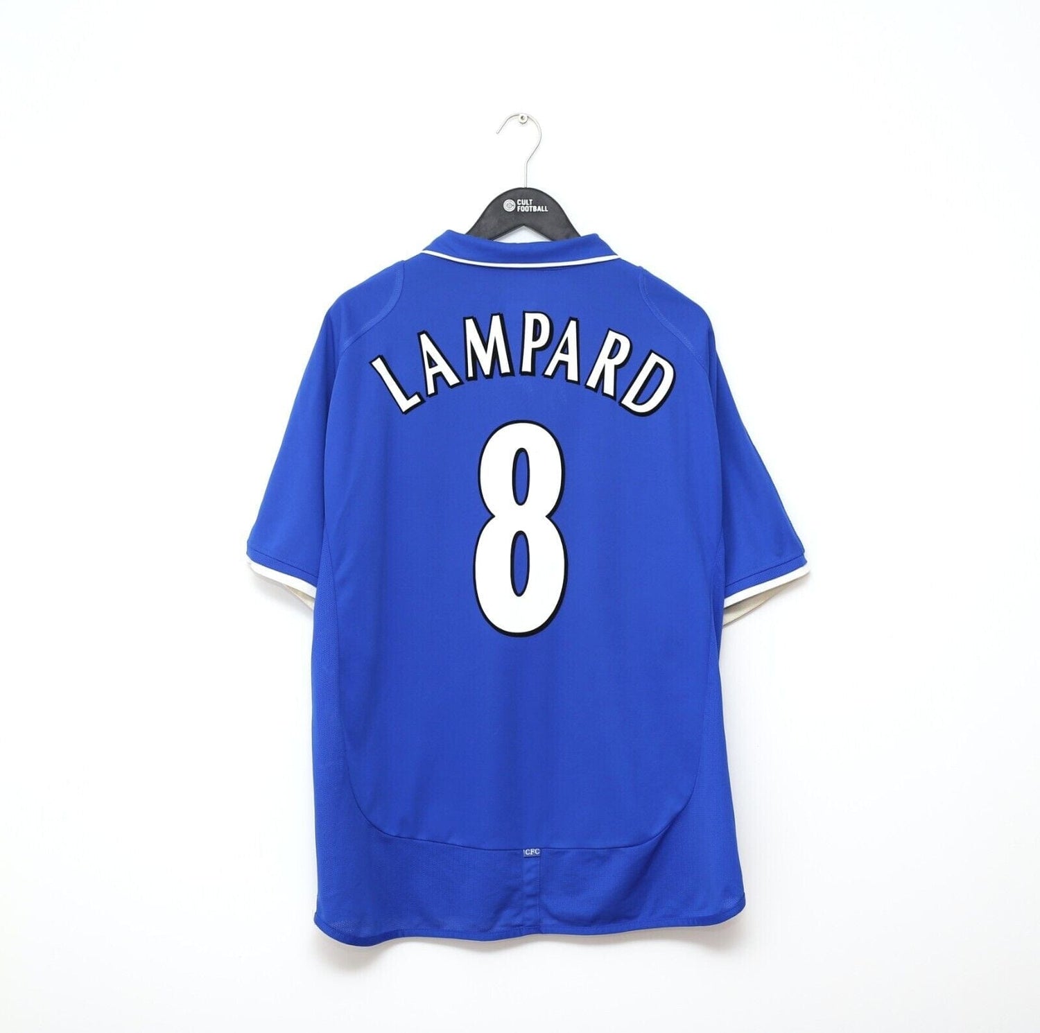 2001/03 LAMPARD #8 Chelsea Vintage Umbro UEFA CUP Home Football
