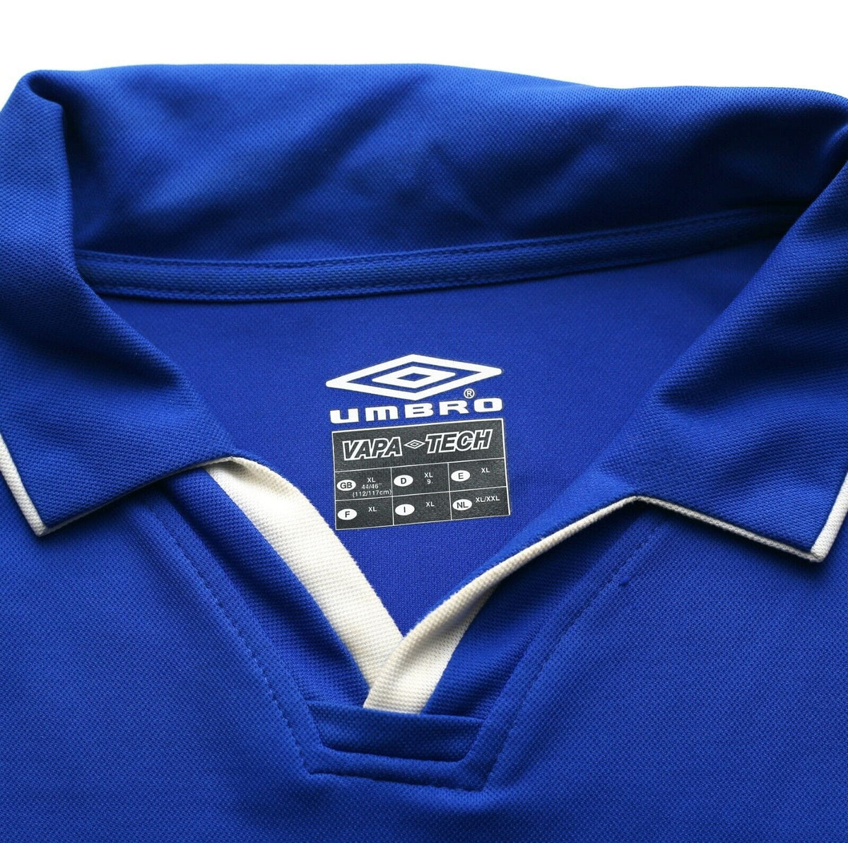 2001/03 LAMPARD #8 Chelsea Vintage Umbro UEFA CUP Home Football Shirt (XL)